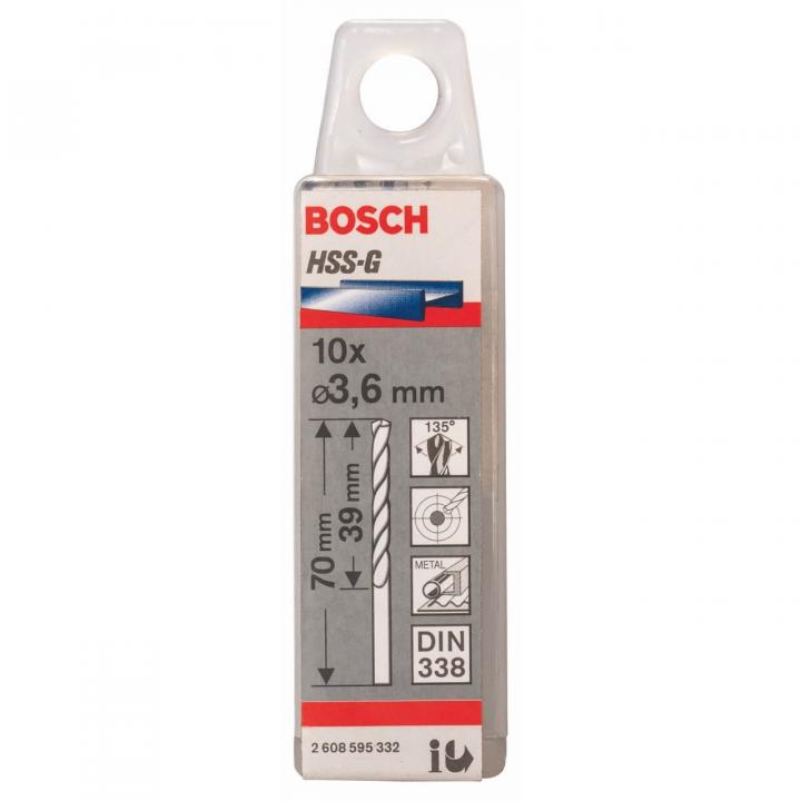 Mũi Khoan Kim Loại, Sắt HSS-G/HSS-R Bosch 2608595059