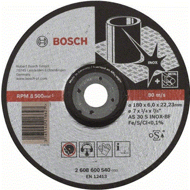 Đá mài Inox Bosch 2608600540 (180x6.0x22.2mm)