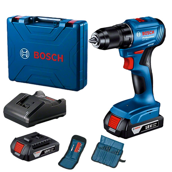 Máy khoan pin 18V Bosch GSR 185-LI (Set)