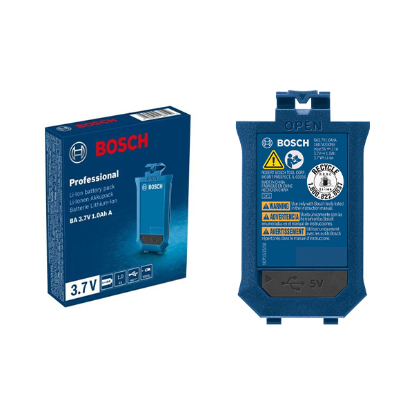 Pin sử dụng cho GLM 50-23G/50-27 CG Bosch BA 3.7V 1608M00C5D