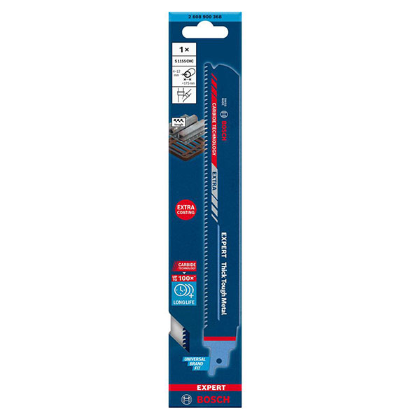 Lưỡi cưa kiếm kim loại S1155CHC 225mm Bosch 2608900368