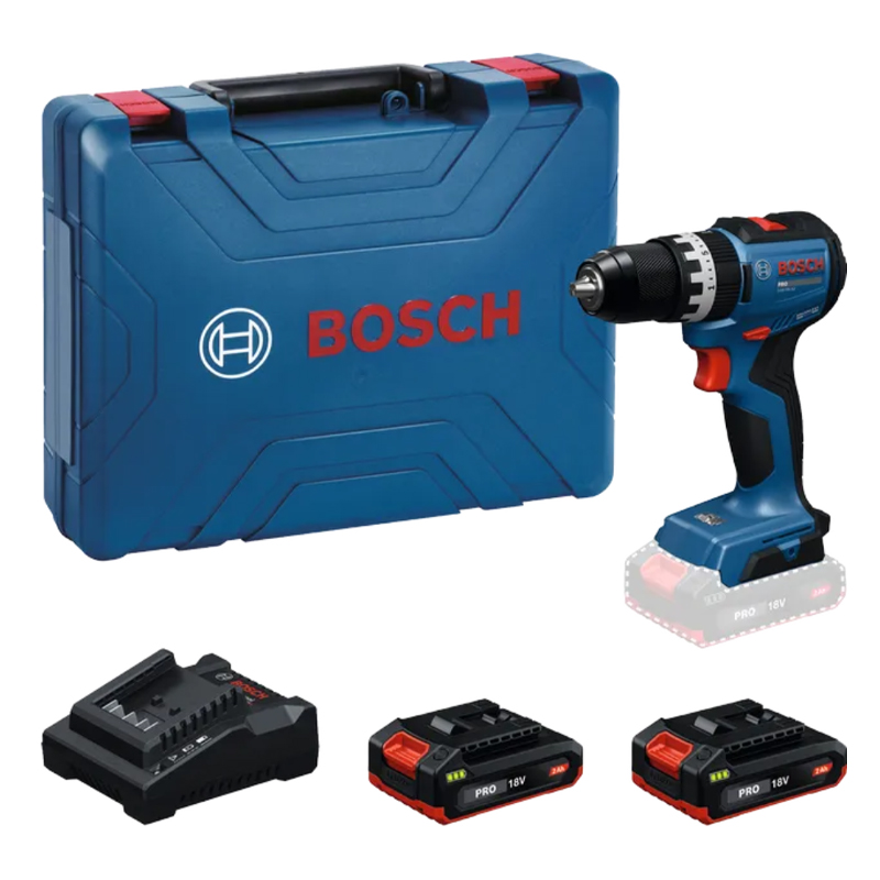 Máy khoan động lực dùng pin 18V Bosch GSB 18V-52 (2 Pin 2.0Ah, 1 Sạc)